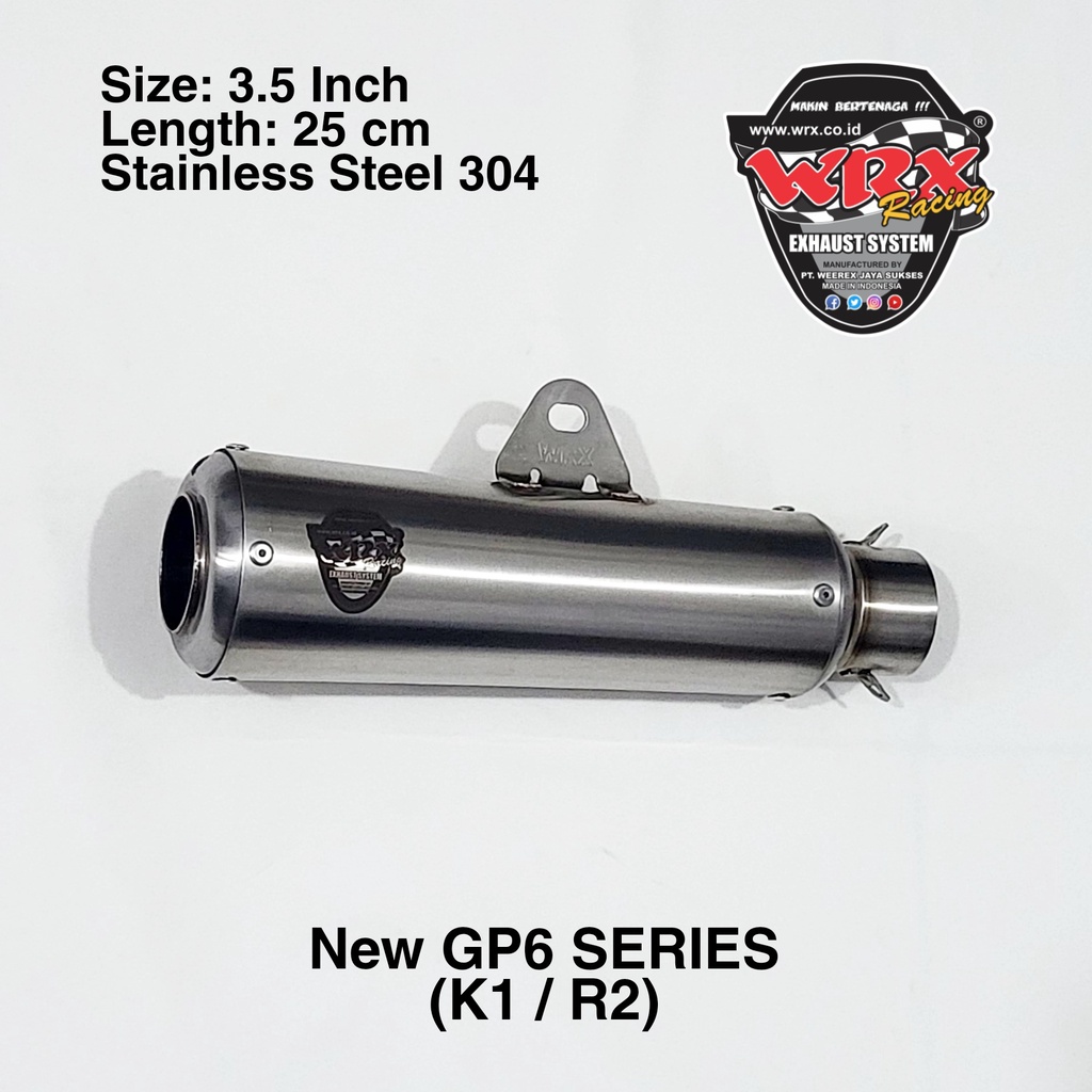 Knalpot WRX New GP6 R2 SS