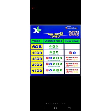 Grosir Voucher Data XL Combo Plus 22GB