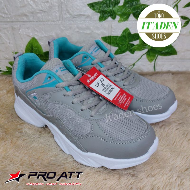 sepatu original Pro ATT LIP 500 Abu hijau putih