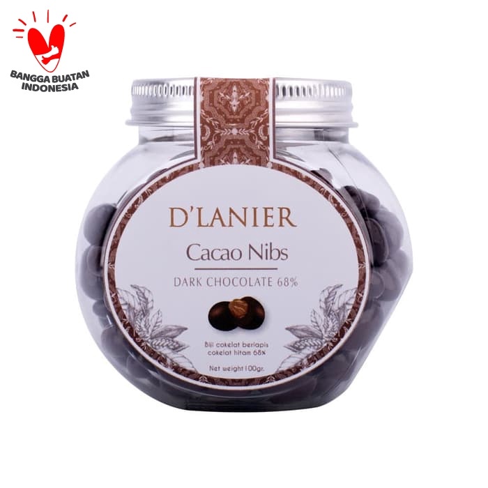 

504ekh D'Lanier Cacao Nibs Pearl With Dark Chocolate 68% 6J