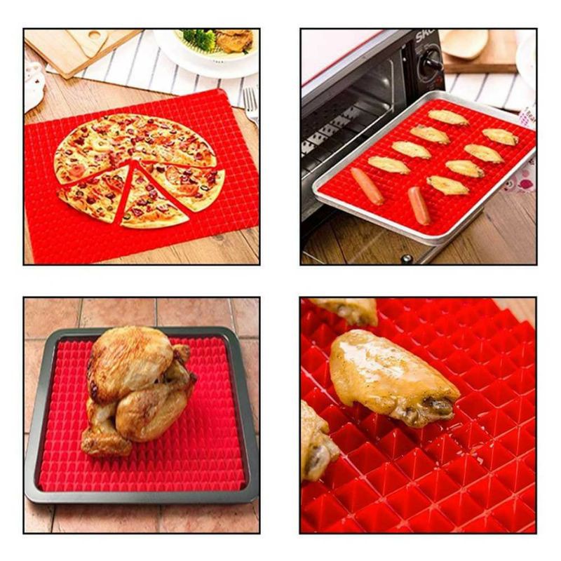 Aihogard Alas Masak Pyramid Silicone Non-stick Oven Mat