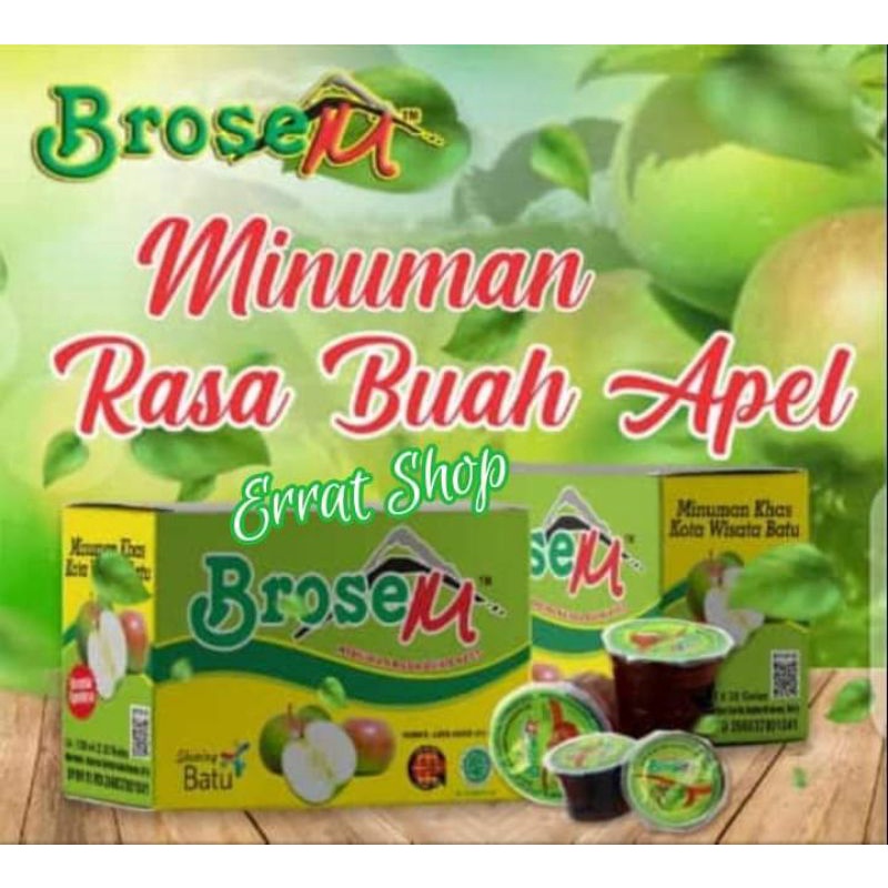 

(1 dus isi 18 cup) Minuman Sari Apel BROSEM Oleh Oleh Khas Batu Malang