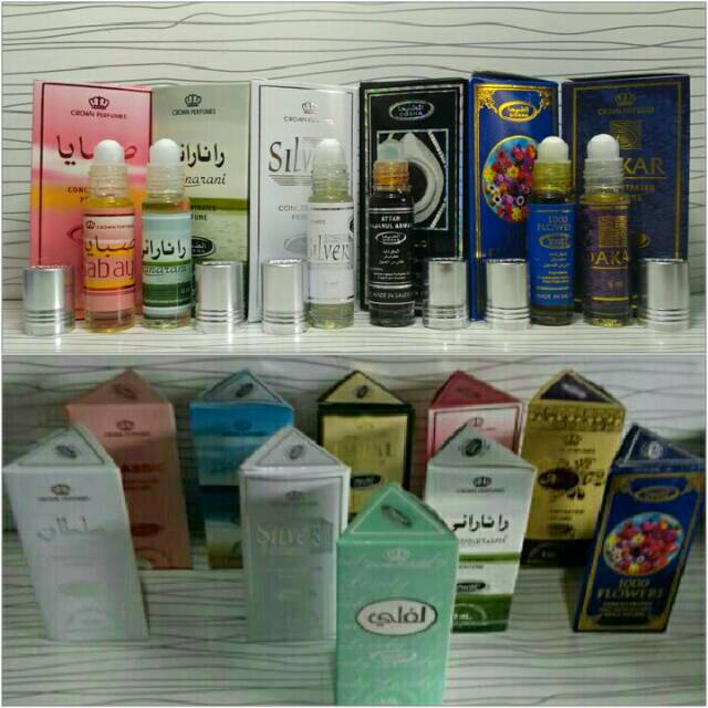 Bisa (COD)GROSIR PARFUM DOBHA 6ML100% non al kohol( pembelian minimal 1 lusin=12 pcs)