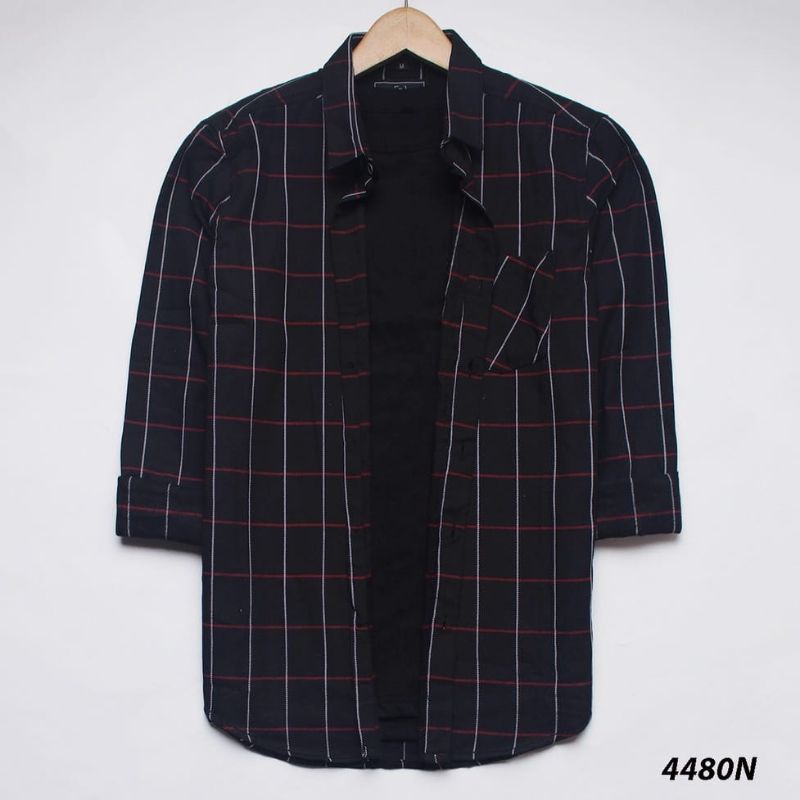 Other kemeja Lengan Panjang Pria Wanita Hijab Ootd Cewek flanel kotak kotak terlaris saat ini Viral tiktok-PREMIUM F4