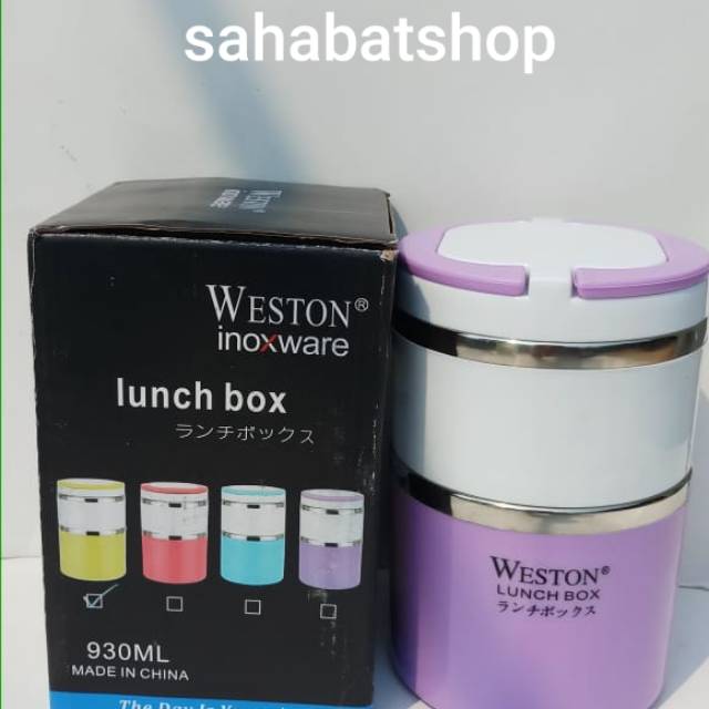 Weston Inoxware Lunch Box 930ML Stainless Steel New