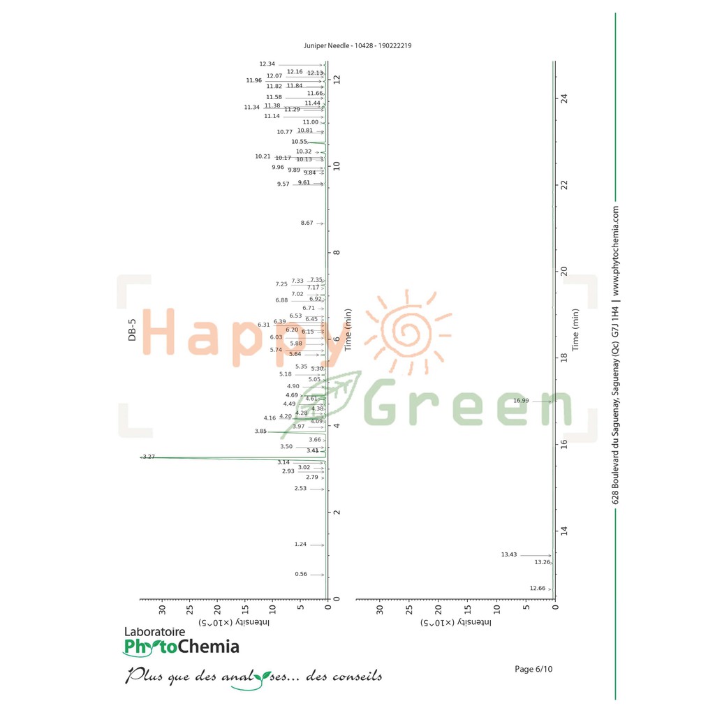 Happy Green Juniper Needle Essential Oil - Minyak Jarum Juniper communis