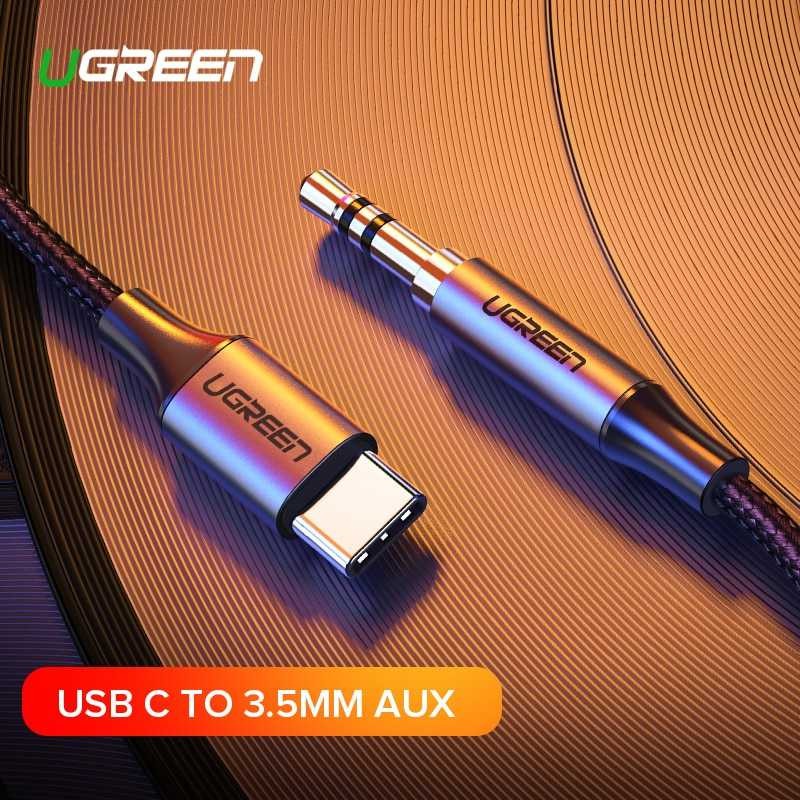 UGREEN Kabel USB Type C ke AUX 3.5mm HiFi 1 Meter - AV143