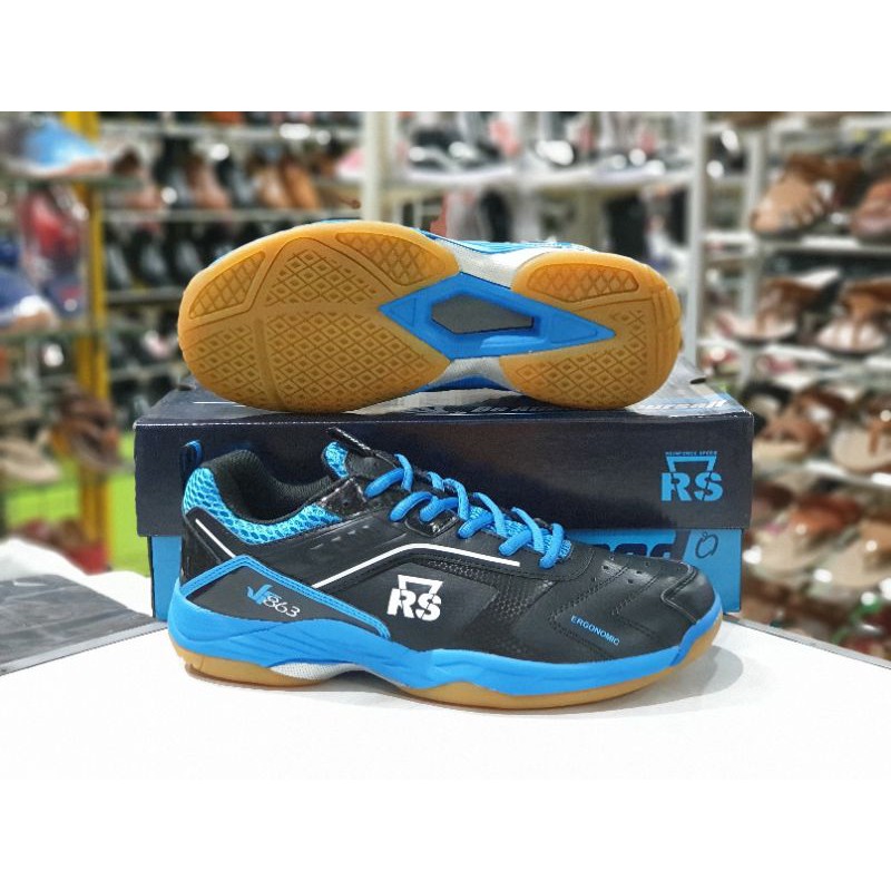 Sepatu Badminton RS | JF 863 | Hitam-Biru