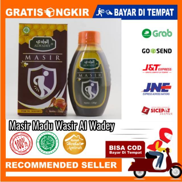 Madu Wasir MASIR / Ambeien Obat Herbal Alwadey Asli Original POM BPOM