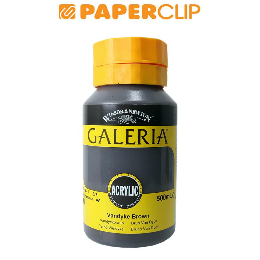 

CAT ACRYLIC WINSOR & NEWTON GALERIA 500ML 2150676GAC VANDYKE BROWN