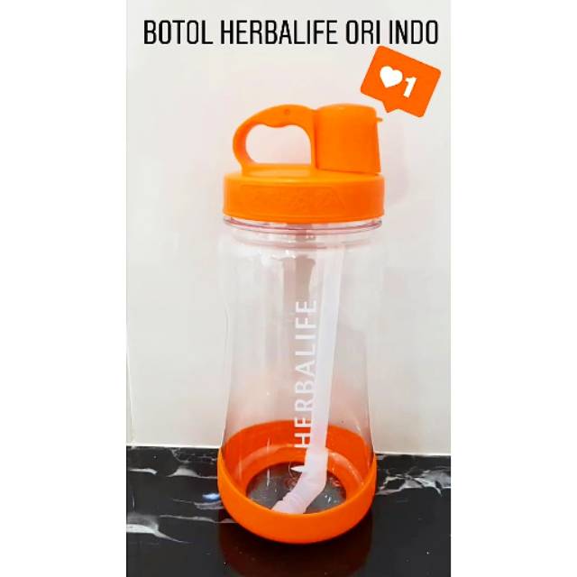 BOTOL 1 LITER ORI HERBALIFE ORANGE