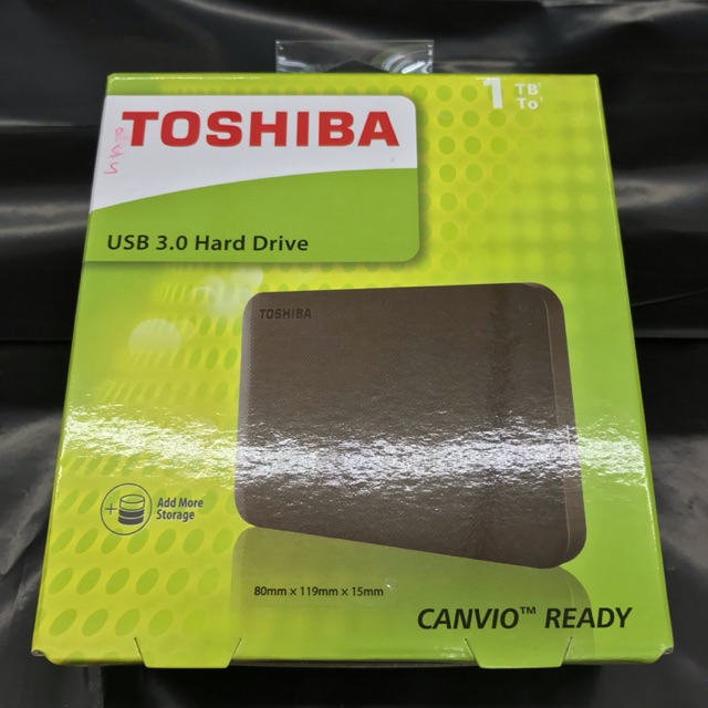 Hardisk Toshiba Canvio (1 TB)