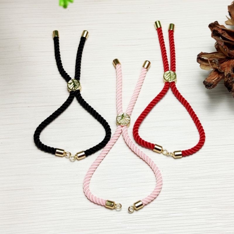 [Bayar di Tempat] Gelang Tali Serut Kait Pandora Adjustable