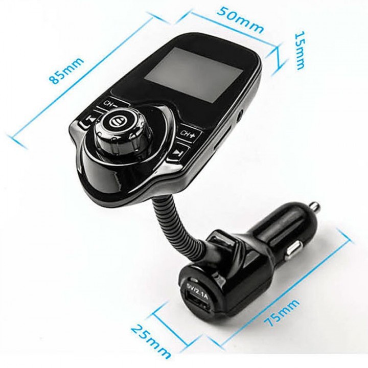 Car charger T10 Bluetooth MP3 FM Transmitter Handsfree Call Car Charger /Chager mobil/saver mobil