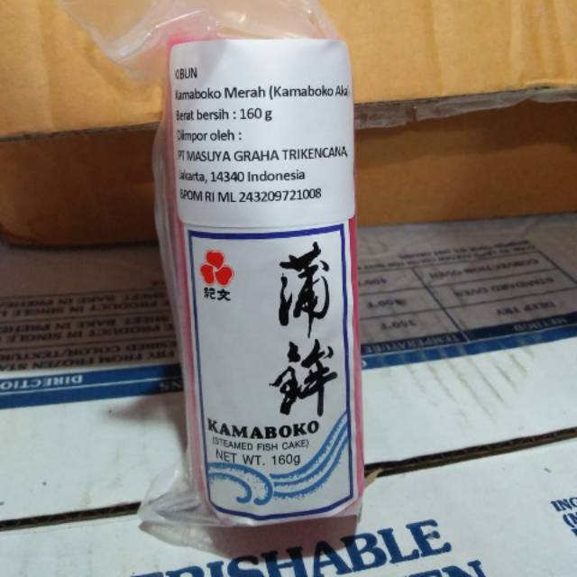 

Kibun kamaboko merah 160gr fish cake