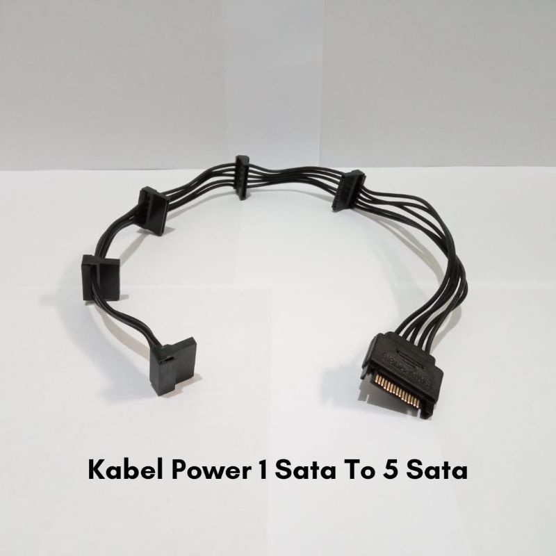 Kabel Power Sata to 5 Sata