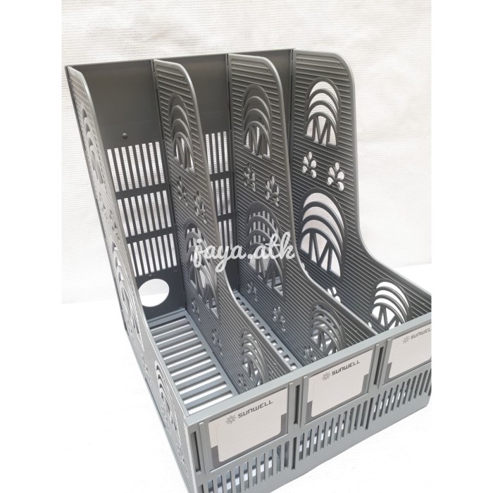 

READY Box File Keranjang Plastik Rakit 3 Susun TERLARIS