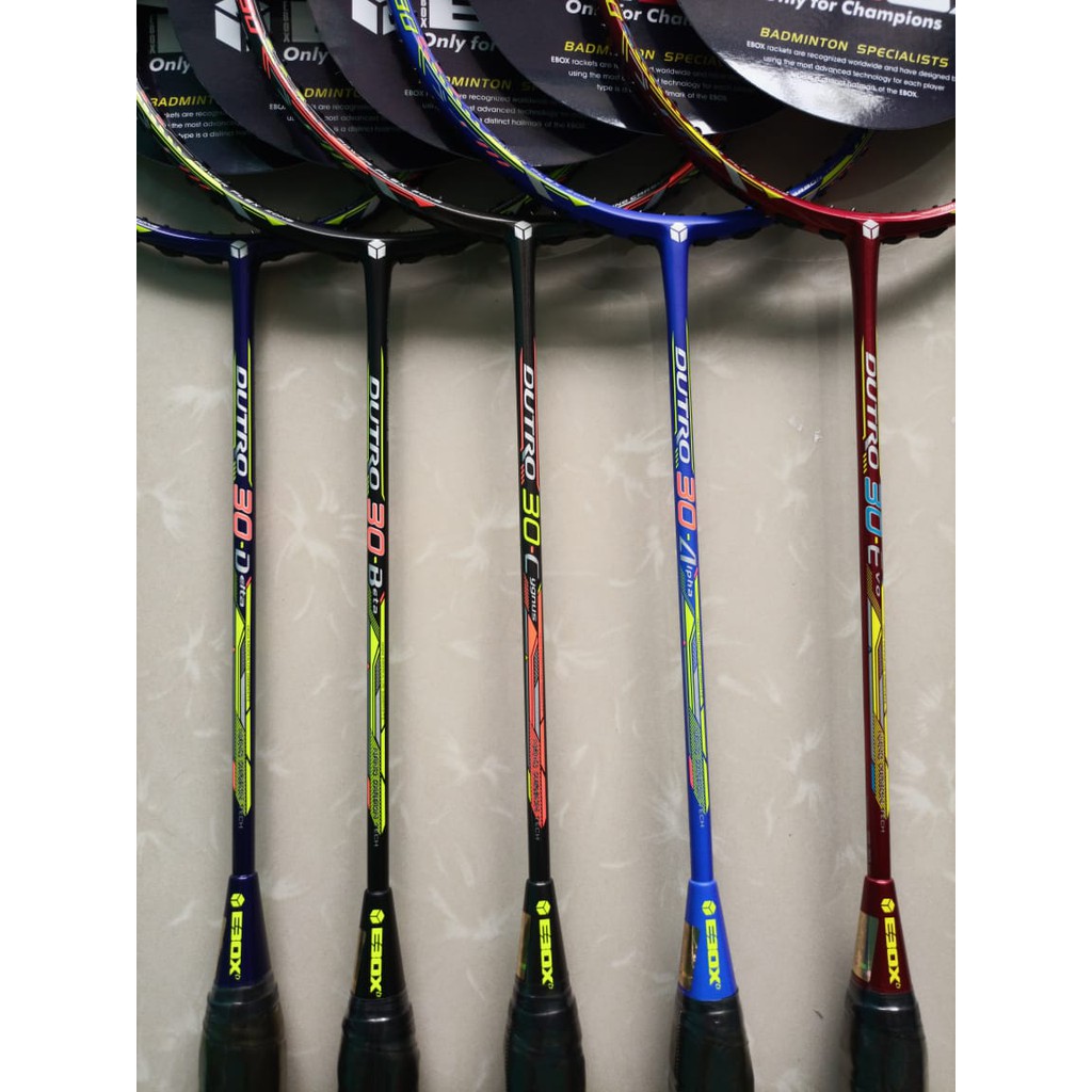 Raket ebox dutro 30 original/ raket bulutangkis/raket badminto