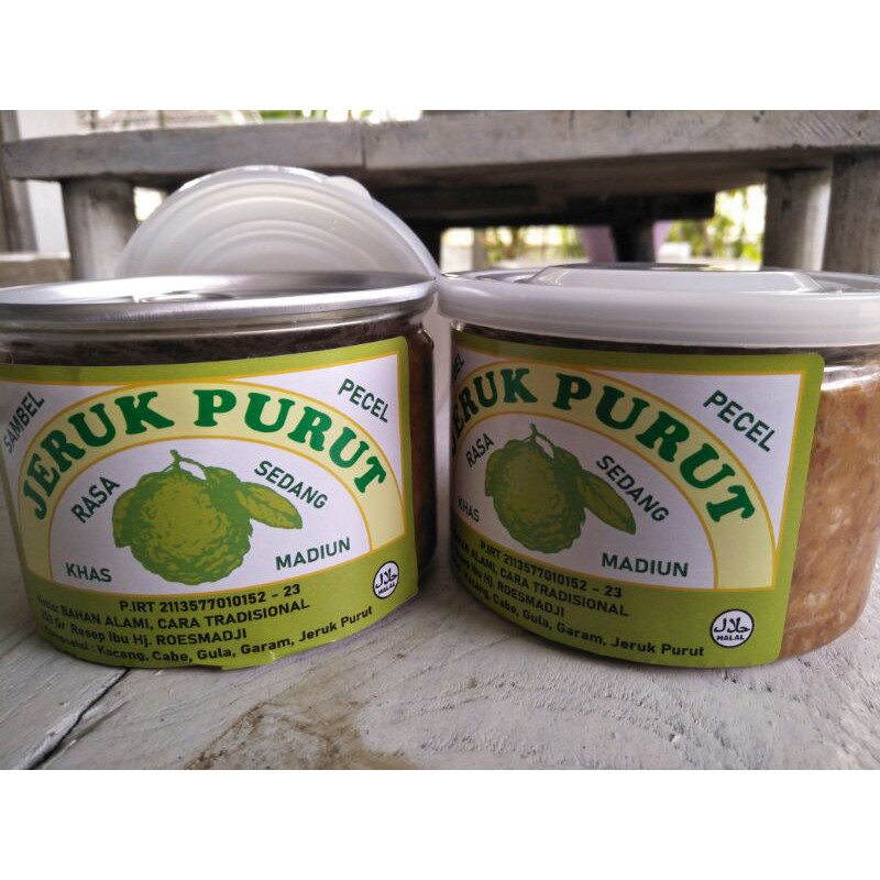 

sambel pecel cap jeruk purut
