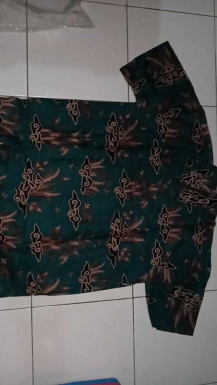 Kemeja Batik Pria Modern Lengan Panjang Casual Modis Slim Fit Trendy Masa Kini Ol 162