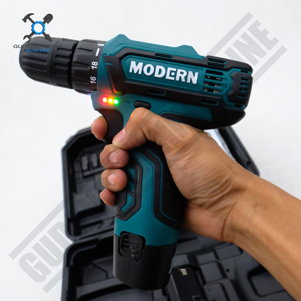 Mesin Bor CORDLESS 10mm MODERN X MAILTANK M12 SH191 12V / Mesin Bor Tangan BATERAI BATERRY 10 mm M 12 SH 191 / Cordless Drill M-12 SH-191