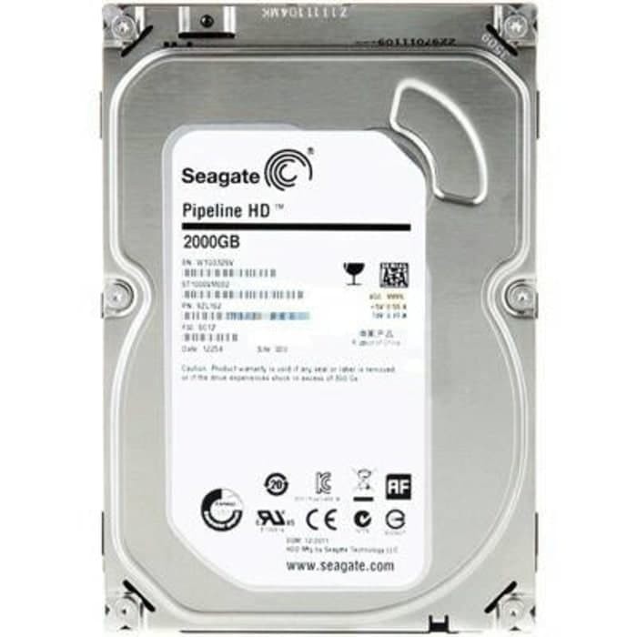 HDD 2000GB SEAGATE PIPELINE CCTV 2TB