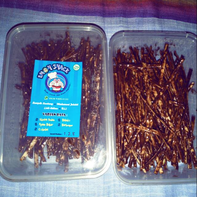 

Mie lidi /mie lidi coklat /emon snack