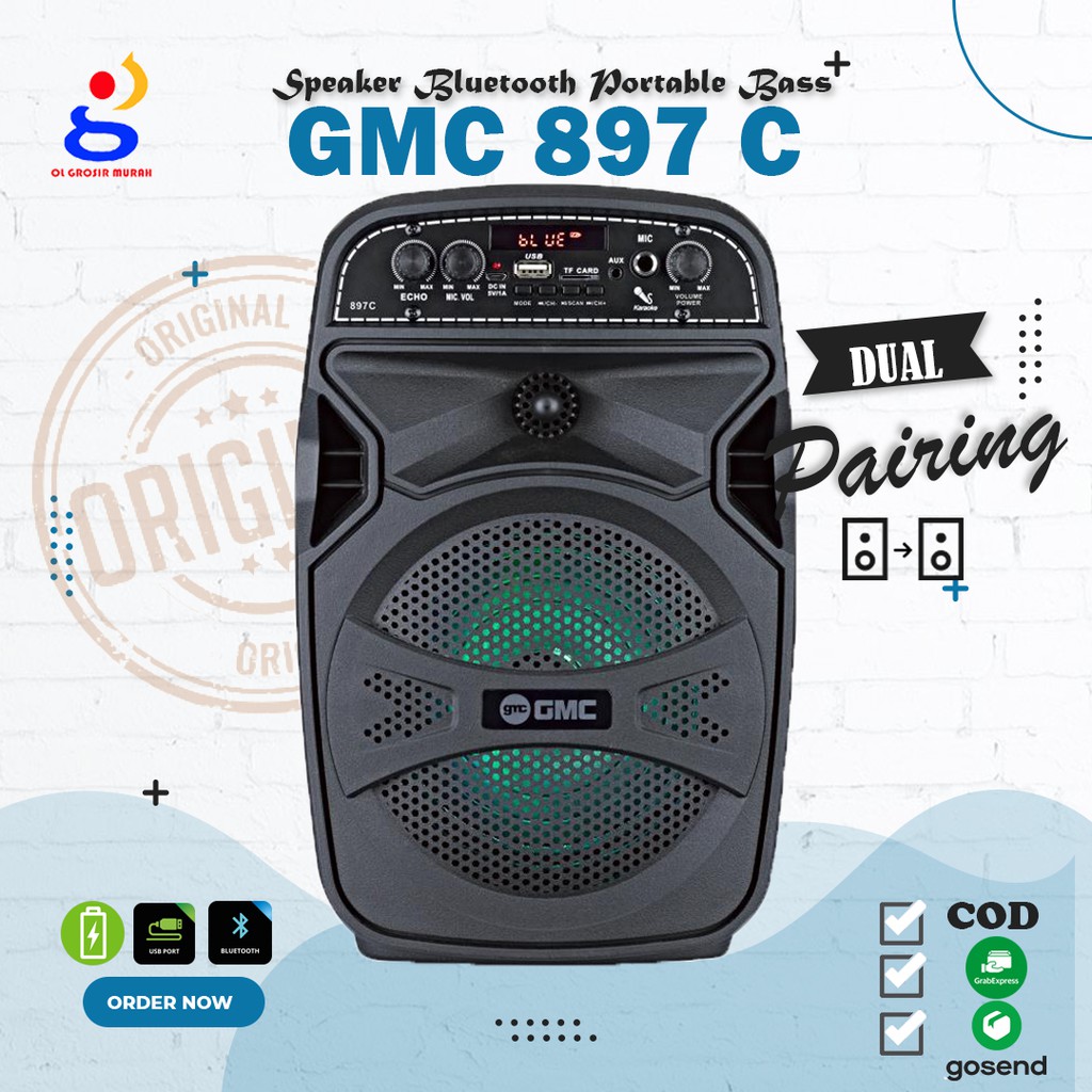 Jual Jual Speaker Ampli Multimedia Bluetooth Gmc 897c Meeting