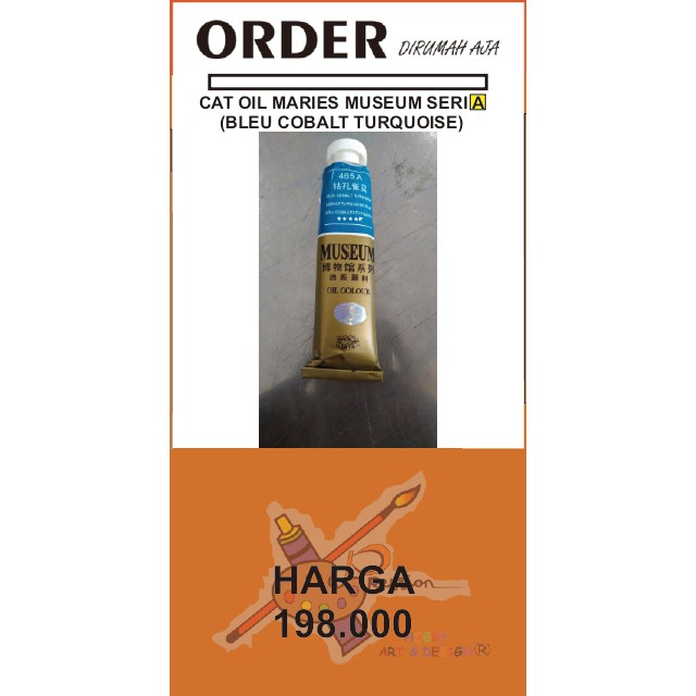

CAT OIL MARIES MUSEUM SERI A (BLEU COBALT TURQUOISE)
