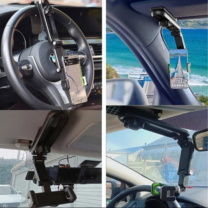 Holder HD58 Universal 360 Rotation Car Mount Handphone Holder Hp ABS Material Penyangga Hp HD-58