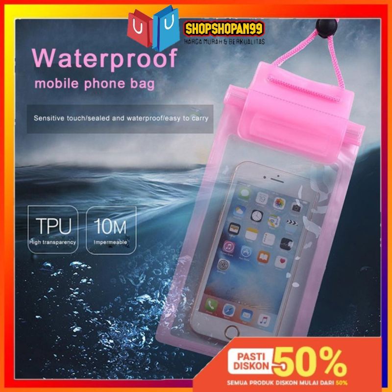 Waterproof Hp Sarung Pelindung Handphone Anti Air Perlengkapan Berenang - S99