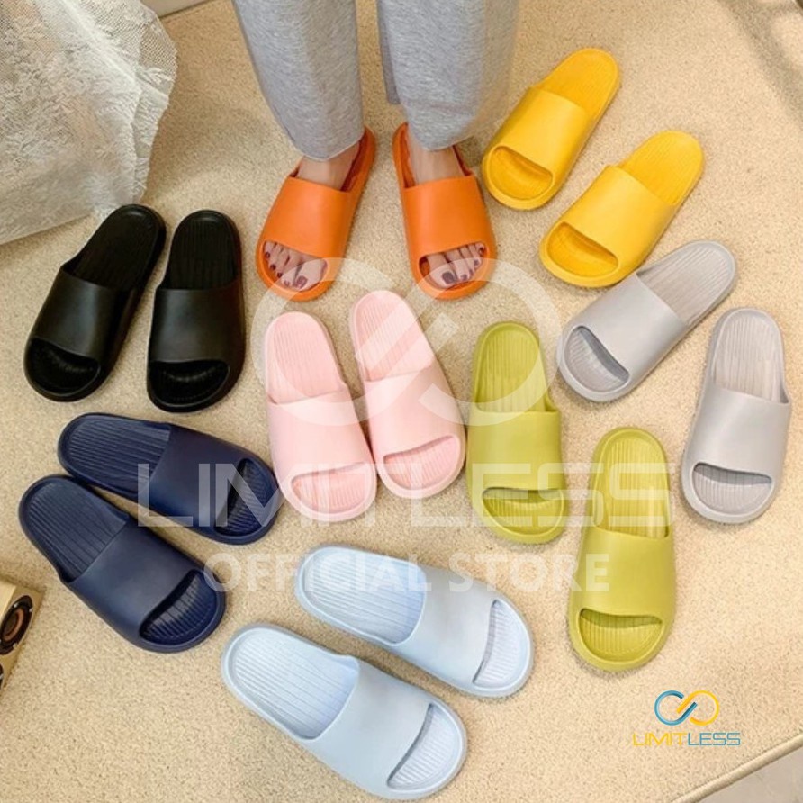 Sandal Wanita Limitless Sendal Slip On Wanita Karet Eva Sendal Cewek Selop Rumahan Empuk