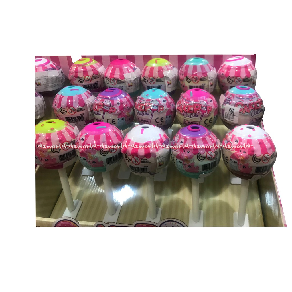 Cakep Pop Cakepop Cuties Mainan Suprise anak Squishy Lol Pikmi Pops