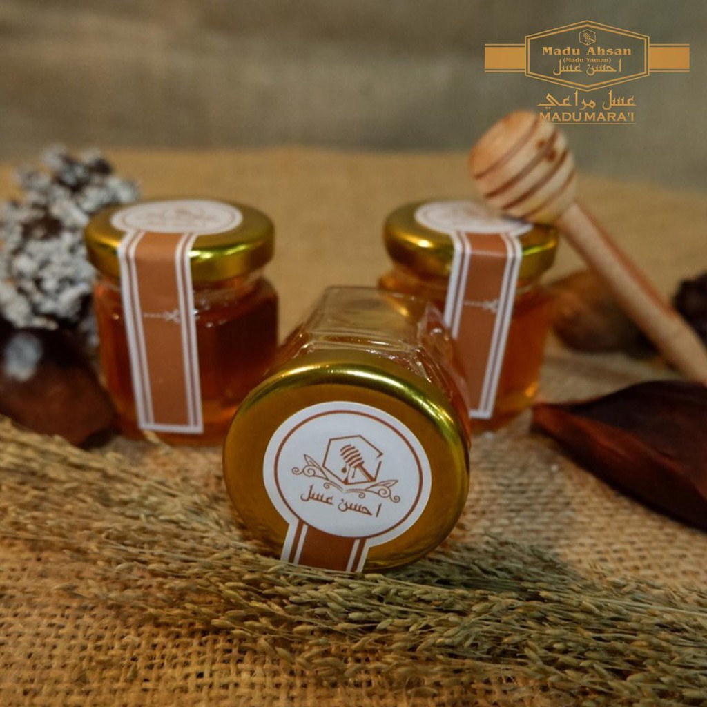 

Madu Yaman Asli MARAI Kemasan 50gr Madu Hadromaut Original AHSAN 50 Gr