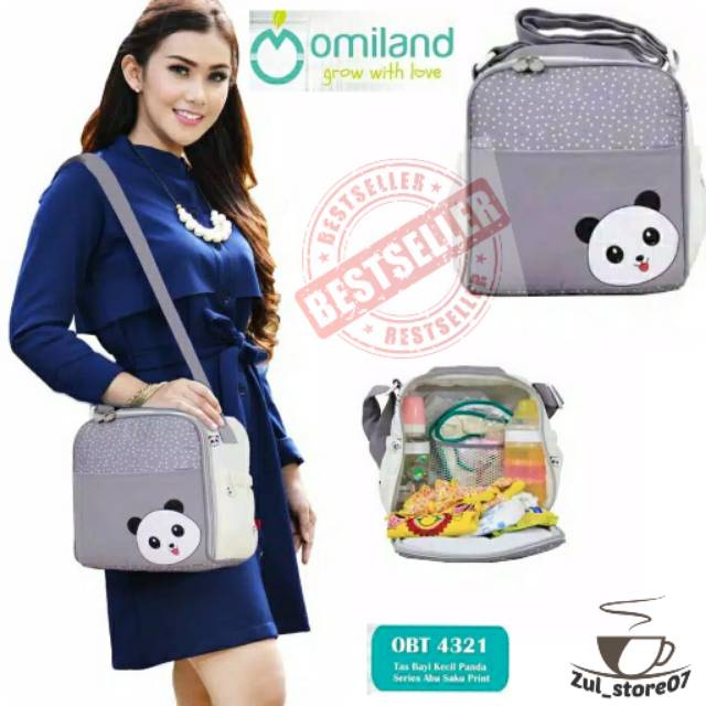 TAS BAYI KECIL PANDA OMILAND TAS BABY KECIL TAS PERLENGKAPAN BAYI TAS IBU BAYI MURAH SERIES OBT 4321