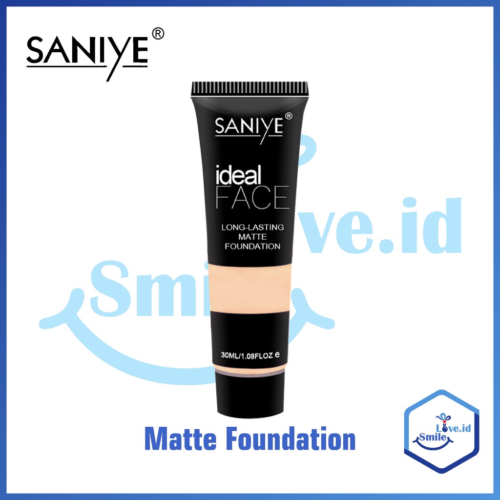 SANIYE Foundation / Matte Foundation - Oil Control, Invisible Pores and Long-Lasting Moisturizing 30ml S08