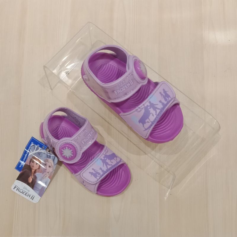 BUBBLE GUMMERS SEPATU SANDAL LED ANAK 2/3/4/5 TAHUN  WARNA UNGU KARAKTER FROZEN RINGAN EMPUK DAN FUL