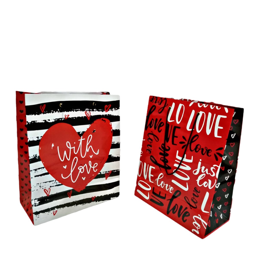 

TERMURAH!!!!!Paper bag Motif Love