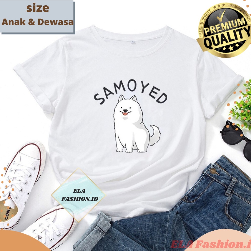 Kaos Samoyed - Kaos Disney Cute Kawaii Aesthetic Samoyed