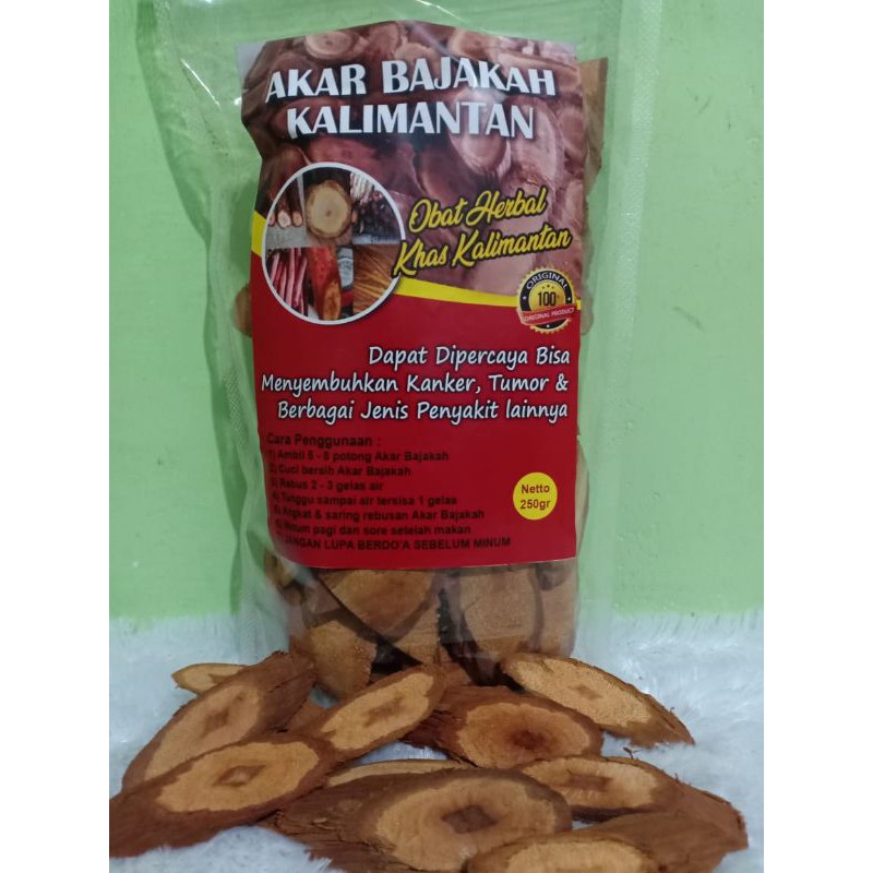 

akar bajakah merah tunggal kalawit 250grm