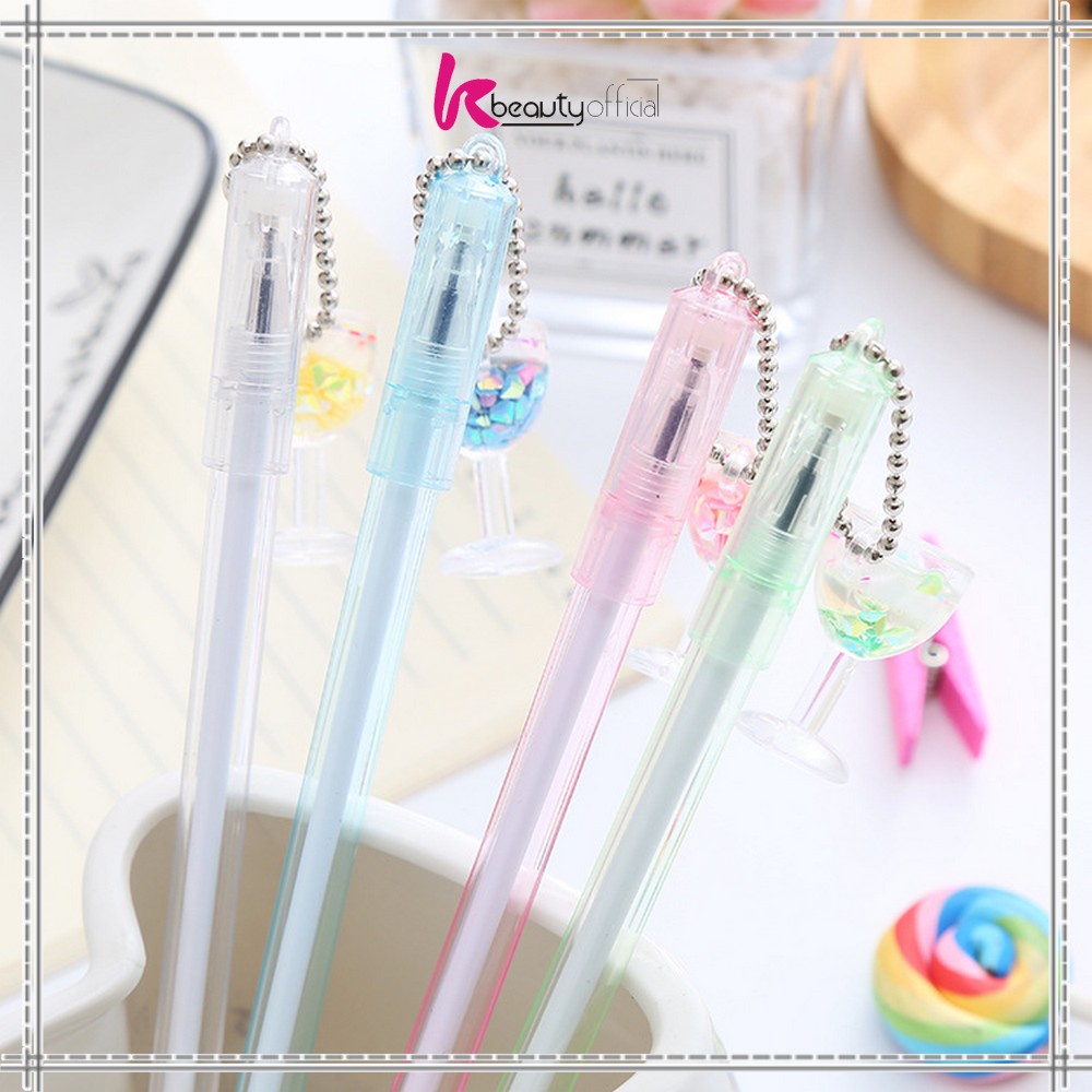 

KB-A34 Pulpen Gelas Gantungan Pen Karakter Cangkir Pena Gel Bolpen Unik Alat tulis kantor Gel karakter