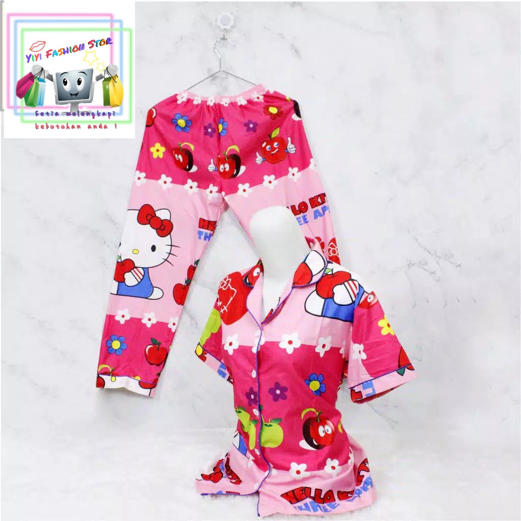 Piyama Wanita Dewasa Baju Tidur Wanita CP Pajamas Motif Hello Kitty LD-104