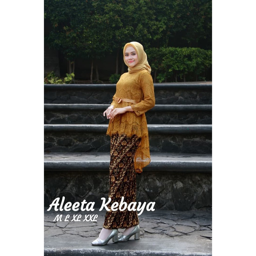 Kebaya Brukat Aurora Modern Trendy Kekinian