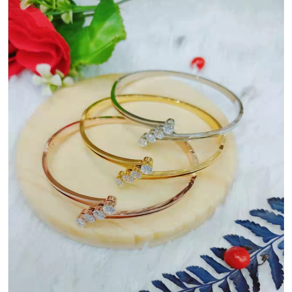 Gelang Titanium Permata Perhiasan 1203