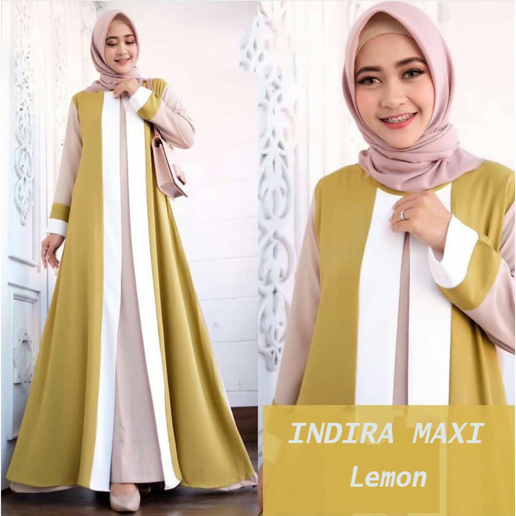 25 Trend Terbaru  Model  Baju  Gamis  Remaja Gamis  Terbaru  