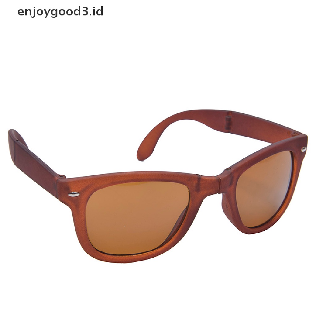 Kacamata Hitam Uv Model Lipat Gaya Retro Untuk Pria Dan Wanita