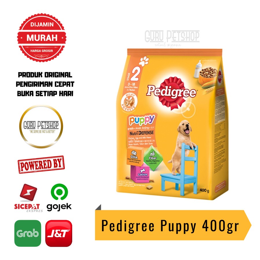 Pedigree Puppy Chicken Eggs 400g Freshpack / Pedigree Puppy 400gr