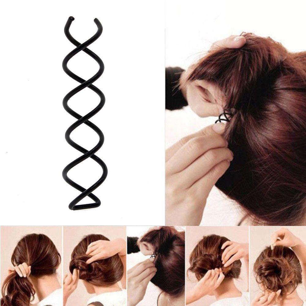 Needway   Jepit Rambut Fashion Hairdresser Twist Barrette Spiral Jepit Rambut Braider Aksesoris Rambut Hair Grips Twists Coils Screw Pin