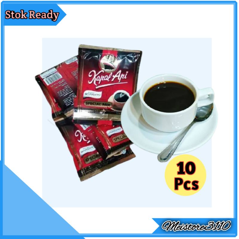 

Kopi Kapal Api Mix Special + Gula Rancang 10 Sachet Murah