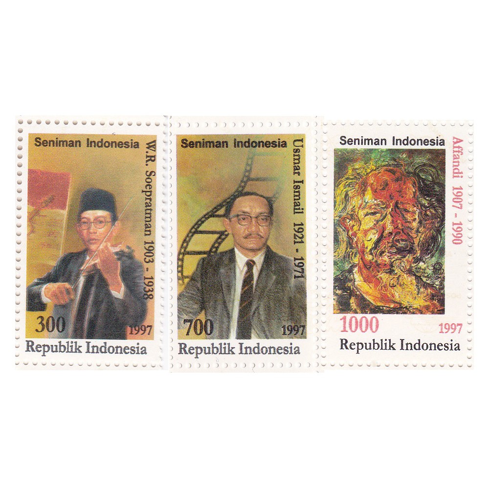

Perangko Seniman Indonesia (1997)